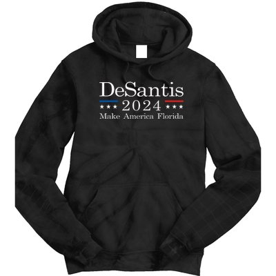 DeSantis 2024 Make America Florida Tie Dye Hoodie