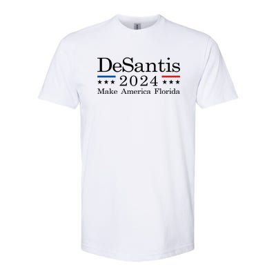 DeSantis 2024 Make America Florida Softstyle CVC T-Shirt