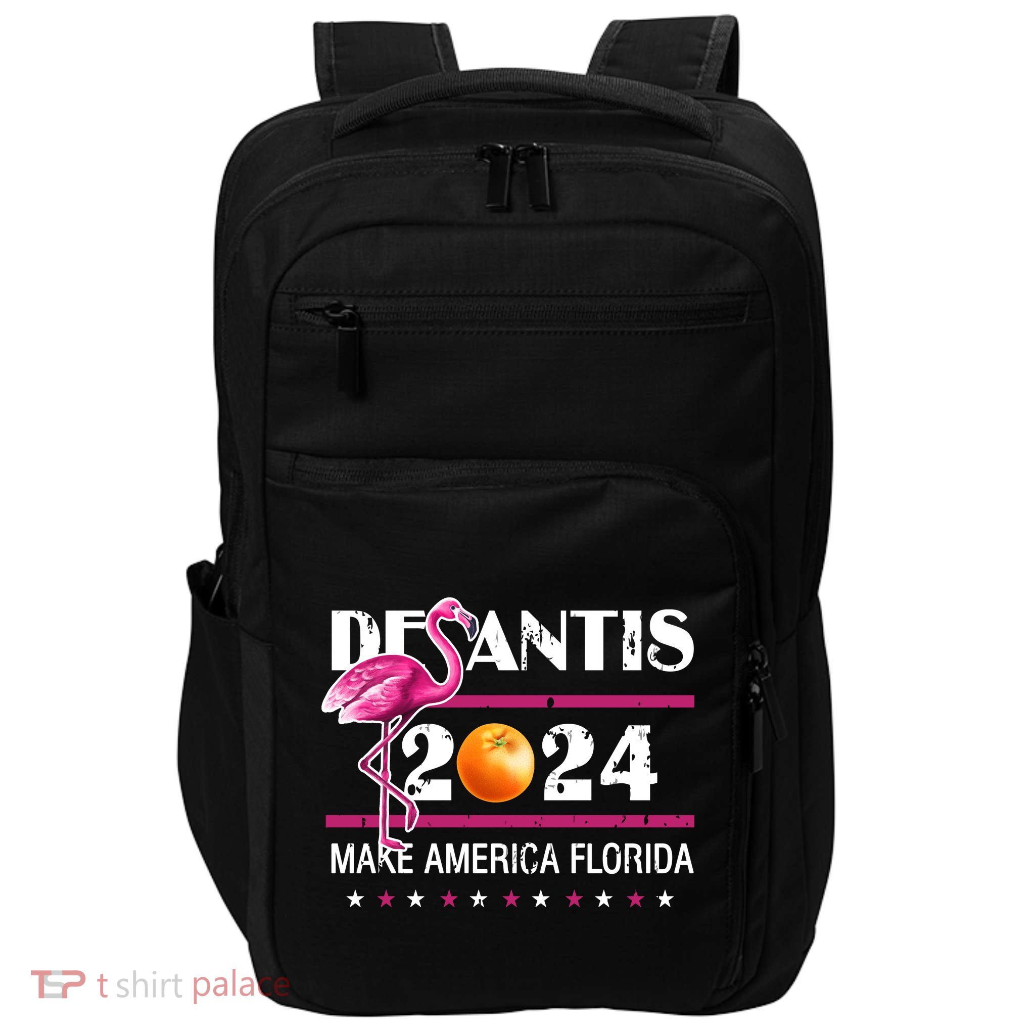 Desantis 2024 Make America Florida Flamingo Impact Tech Backpack