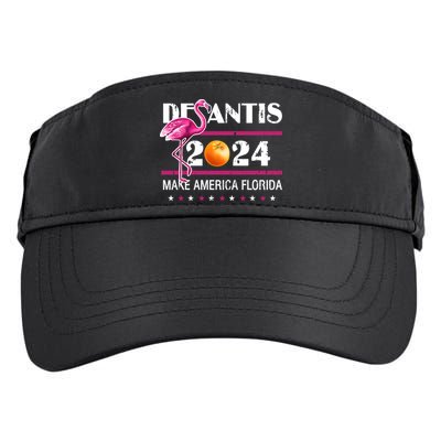 Desantis 2024 Make America Florida Flamingo Adult Drive Performance Visor