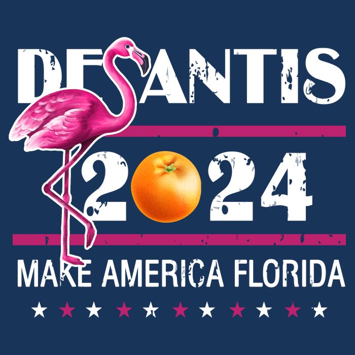 Desantis 2024 Make America Florida Flamingo Cooling Performance Crew T-Shirt