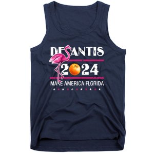 Desantis 2024 Make America Florida Flamingo Tank Top