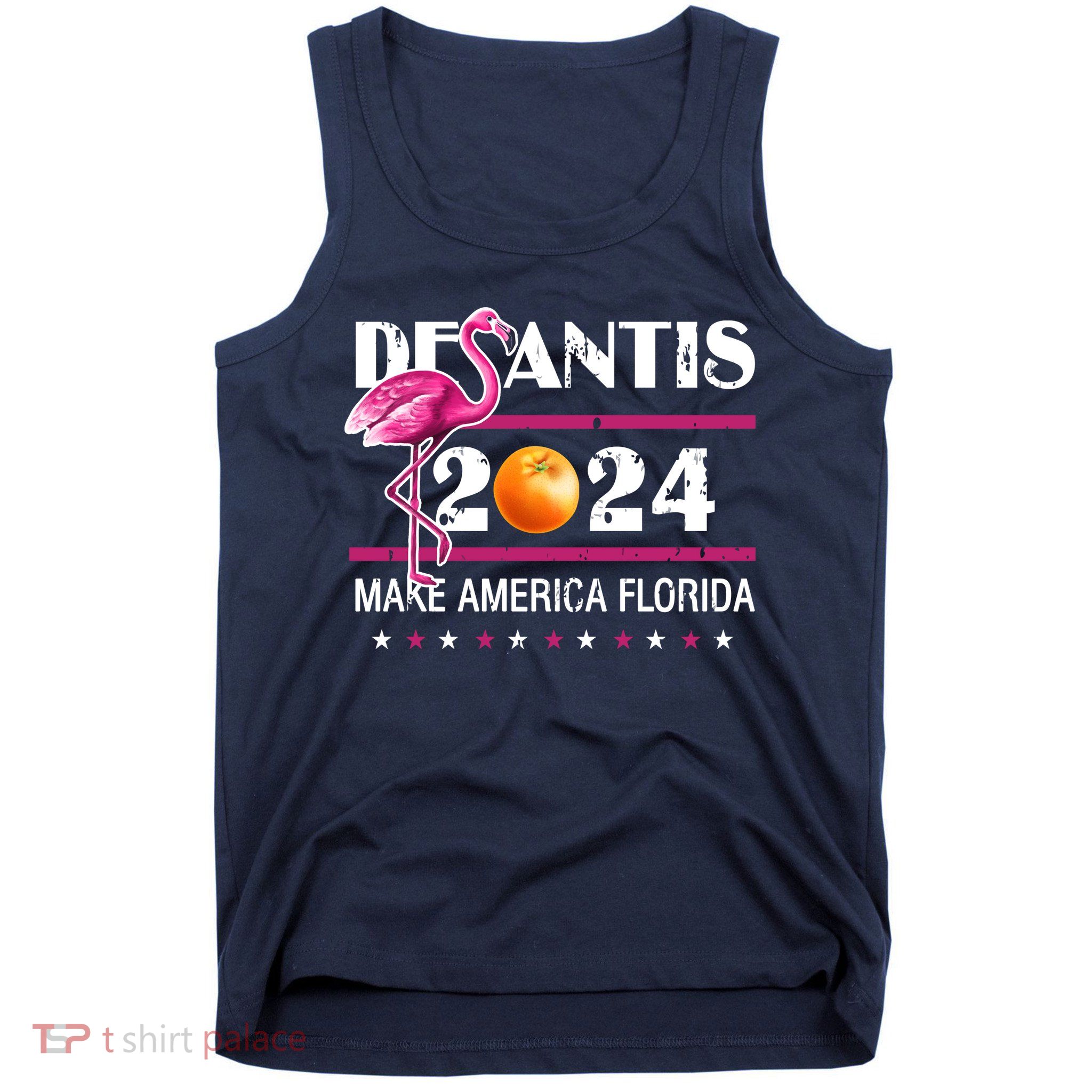 Desantis 2024 Make America Florida Flamingo Tank Top