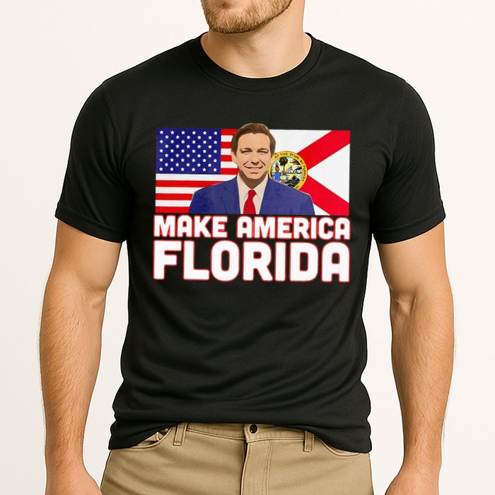 DeSantis 2024 Make America Florida DeSantis 2024 Cooling Performance Crew T-Shirt