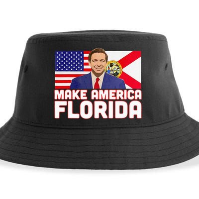 DeSantis 2024 Make America Florida DeSantis 2024 Sustainable Bucket Hat
