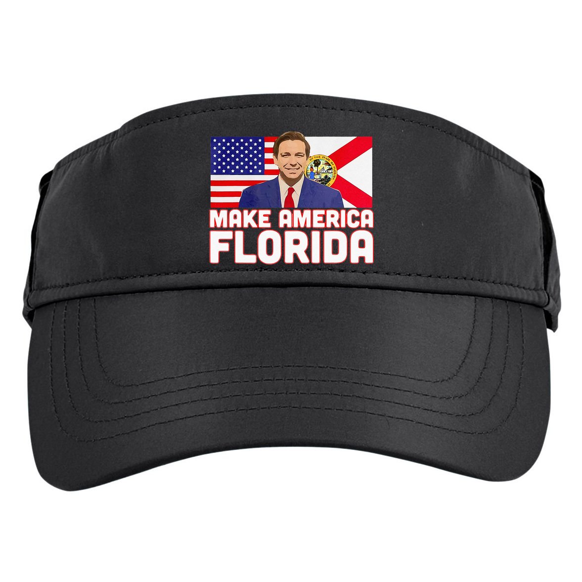 DeSantis 2024 Make America Florida DeSantis 2024 Adult Drive Performance Visor