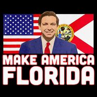 DeSantis 2024 Make America Florida DeSantis 2024 16 in Basic Backpack