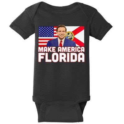 DeSantis 2024 Make America Florida DeSantis 2024 Baby Bodysuit