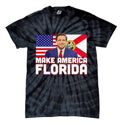 DeSantis 2024 Make America Florida DeSantis 2024 Tie-Dye T-Shirt