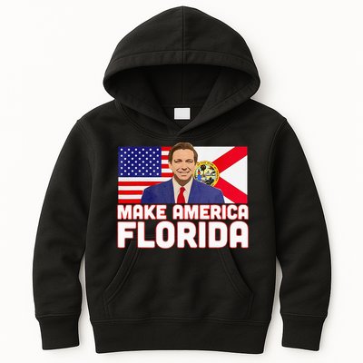 DeSantis 2024 Make America Florida DeSantis 2024 Kids Hoodie