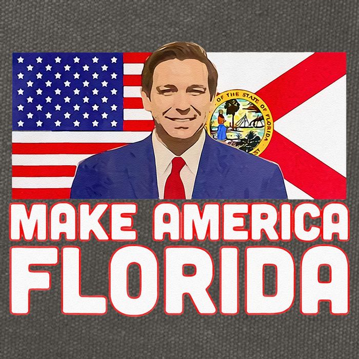 DeSantis 2024 Make America Florida DeSantis 2024 Cotton Canvas Backpack