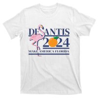 Desantis 2024 Make America Florida Flamingo T-Shirt