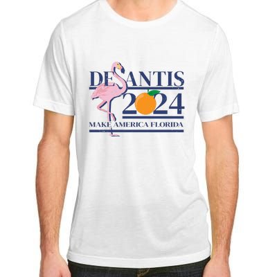 Desantis 2024 Make America Florida Flamingo Adult ChromaSoft Performance T-Shirt