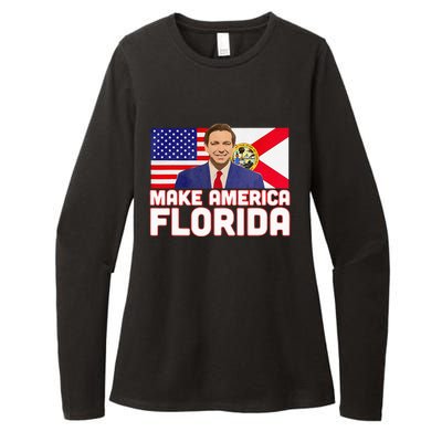 DeSantis 2024 Make America Florida DeSantis 2024 Womens CVC Long Sleeve Shirt