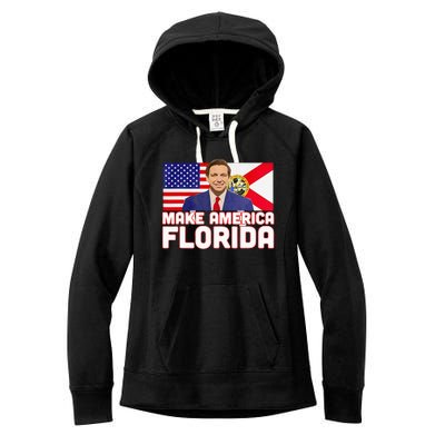 DeSantis 2024 Make America Florida DeSantis 2024 Women's Fleece Hoodie