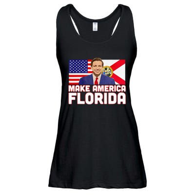 DeSantis 2024 Make America Florida DeSantis 2024 Ladies Essential Flowy Tank