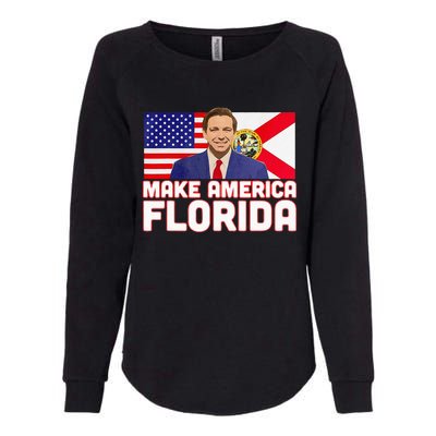 DeSantis 2024 Make America Florida DeSantis 2024 Womens California Wash Sweatshirt