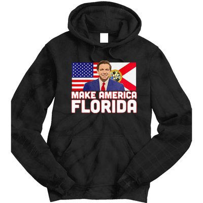 DeSantis 2024 Make America Florida DeSantis 2024 Tie Dye Hoodie