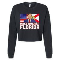 DeSantis 2024 Make America Florida DeSantis 2024 Cropped Pullover Crew