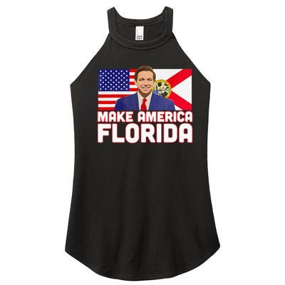 DeSantis 2024 Make America Florida DeSantis 2024 Women’s Perfect Tri Rocker Tank