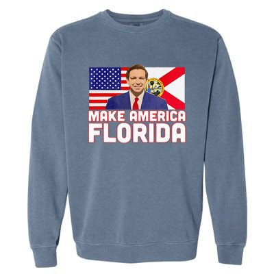 DeSantis 2024 Make America Florida DeSantis 2024 Garment-Dyed Sweatshirt