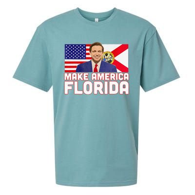 DeSantis 2024 Make America Florida DeSantis 2024 Sueded Cloud Jersey T-Shirt