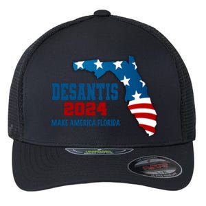 Desantis 2024 Make America Florida Flexfit Unipanel Trucker Cap