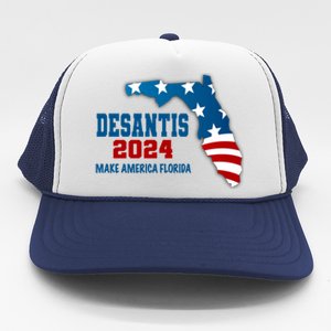 Desantis 2024 Make America Florida Trucker Hat