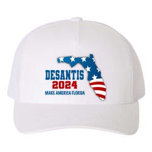 Desantis 2024 Make America Florida Yupoong Adult 5-Panel Trucker Hat