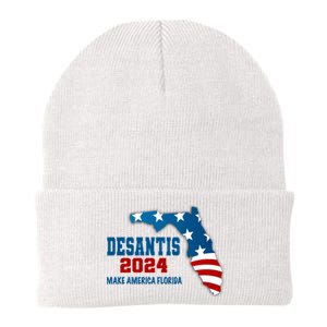 Desantis 2024 Make America Florida Knit Cap Winter Beanie