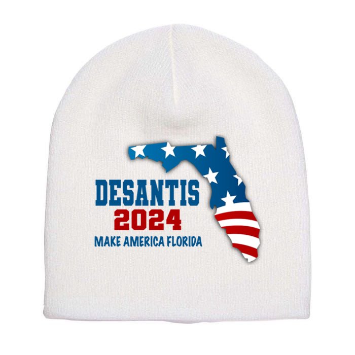 Desantis 2024 Make America Florida Short Acrylic Beanie