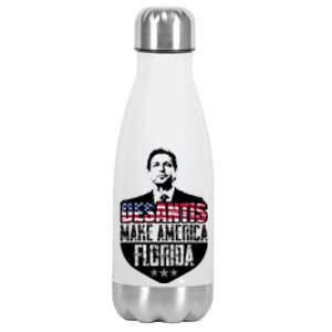 Desantis 2024 Make America Florida Stainless Steel Insulated Water Bottle