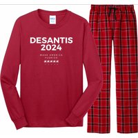 Desantis 2024 Make America Florida Long Sleeve Pajama Set