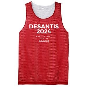 Desantis 2024 Make America Florida Mesh Reversible Basketball Jersey Tank