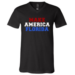 Desantis 2024 Make America Florida V-Neck T-Shirt