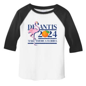 Desantis 2024 Make America Florida Toddler Fine Jersey T-Shirt