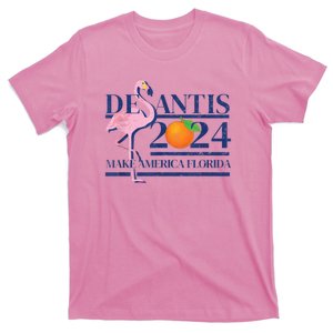 DeSantis 2024 Make America Florida Flamingo Election T-Shirt