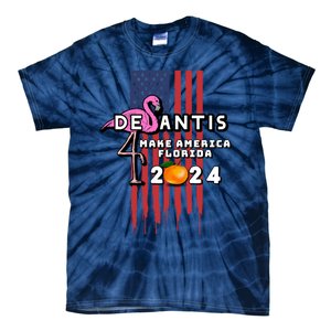 Desantis 2024 Make America Florida Tie-Dye T-Shirt