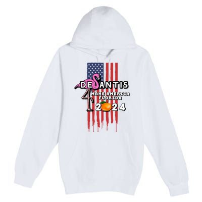 Desantis 2024 Make America Florida Premium Pullover Hoodie