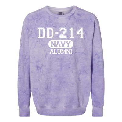 Dd 214 Navy Alumni Colorblast Crewneck Sweatshirt