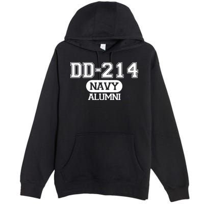 Dd 214 Navy Alumni Premium Pullover Hoodie