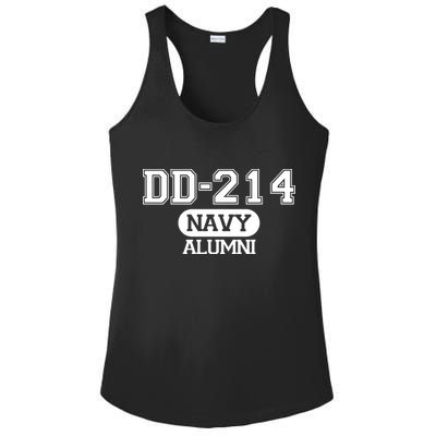 Dd 214 Navy Alumni Ladies PosiCharge Competitor Racerback Tank