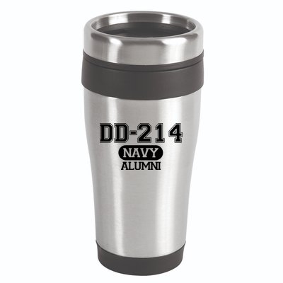 Dd 214 Navy Alumni 16oz Travel Tumbler