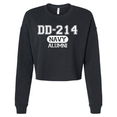 Dd 214 Navy Alumni Cropped Pullover Crew