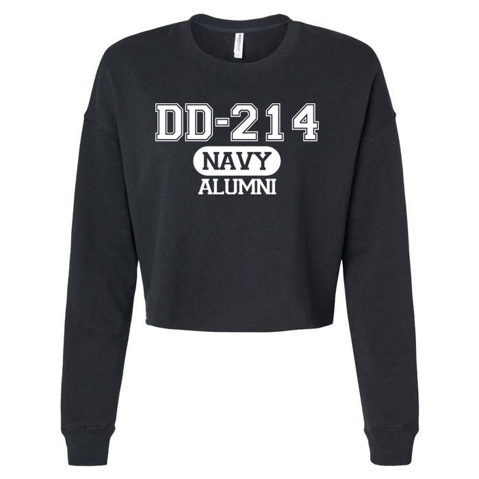 Dd 214 Navy Alumni Cropped Pullover Crew