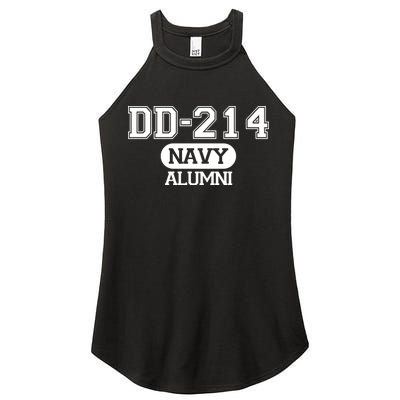 Dd 214 Navy Alumni Women's Perfect Tri Rocker Tank