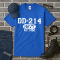 Dd 214 Navy Alumni Tall T-Shirt