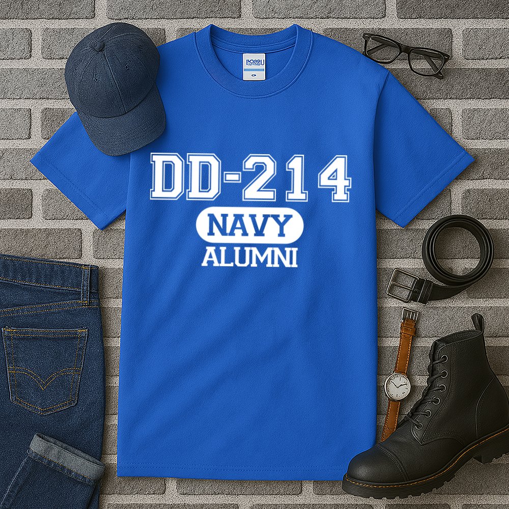 Dd 214 Navy Alumni Tall T-Shirt