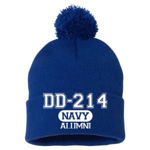 Dd 214 Navy Alumni Pom Pom 12in Knit Beanie