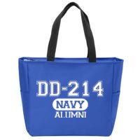 Dd 214 Navy Alumni Zip Tote Bag